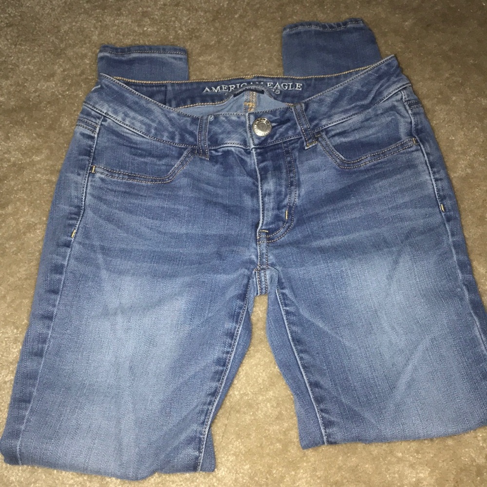 American Eagle Low Rise Jeggings Short